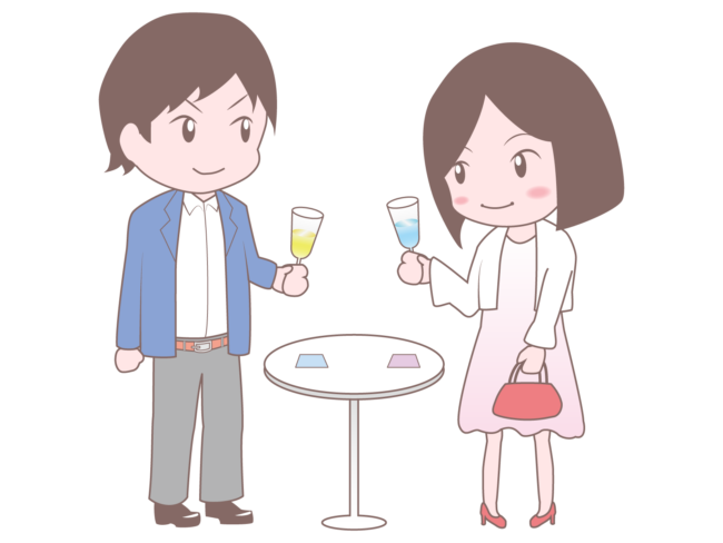 婚活パーティに参加しました。 婚活パーティに参加しました。