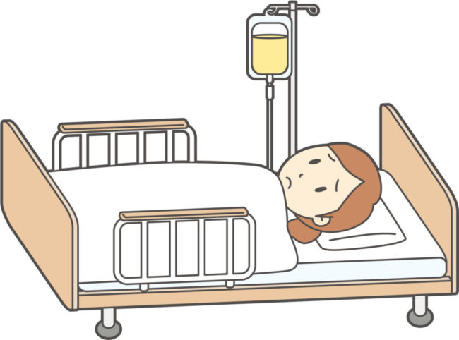 腎盂腎炎で突然入院してしまったことについて