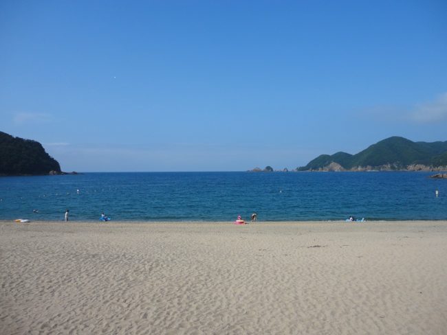 佐津海岸はプライベートビーチのような海岸